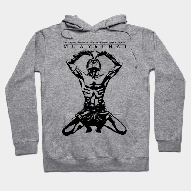 Muay Thai Wai Kru Hoodie by KewaleeTee